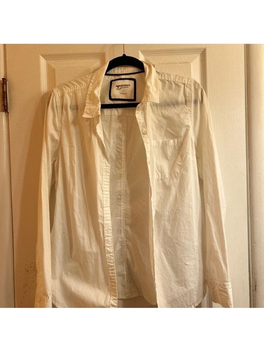 Arizona White Button-Up Shirt